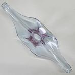 Val Saint Lambert - Schaal - L. 43 cm - Kristal - Lila, Antiek en Kunst