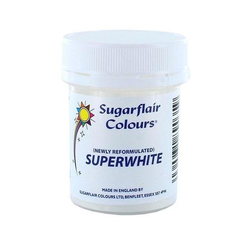 Sugarflair Superwhite Icing Whitener 20g, Hobby en Vrije tijd, Taarten en Cupcakes maken, Nieuw, Verzenden