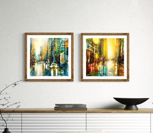 Prettau - 2Urban || - smallest linens, Antiek en Kunst, Kunst | Schilderijen | Modern