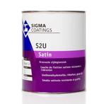 Sigma S2U Satin - Kras en slijtvast - RAL 7021 - 2,5 lite..., Overige kleuren, Nieuw, Ophalen of Verzenden, Verf