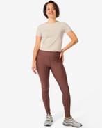 HEMA Dames sportlegging donkerbruin, Kleding | Dames, Verzenden, Nieuw