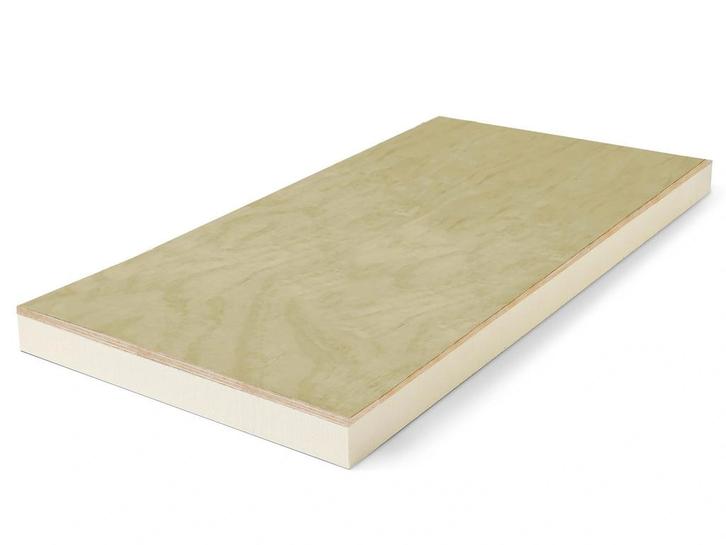 PIR + Underlayment Bio 1200x600x30+18mm Rd:1.36 (= 0,72 m²), Doe-het-zelf en Verbouw, Isolatie en Afdichting, Ophalen of Verzenden