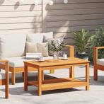 vidaXL Bijzettafel Bruin 90 x 50 x 45 cm Massief Acaciahout, Verzenden, Nieuw, 50 tot 100 cm, Minder dan 50 cm