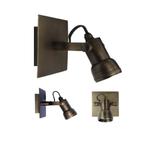 Opbouwspot Indigo Mini Antiek Messing Binnenverlichting, Verzenden, Nieuw, Overige materialen, Plafondspot of Wandspot