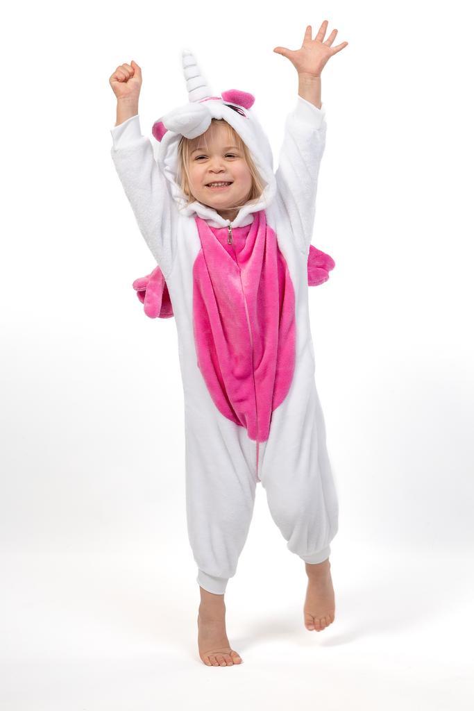 Onesie Wit Roze Pegasus Baby Pakje 62-68 Eenhoornpak Kostuum, Kinderen en Baby's, Carnavalskleding en Verkleedspullen, Meisje