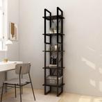 vidaXL Boekenkast met 5 schappen 40x30x175 cm massief, Huis en Inrichting, Kasten | Boekenkasten, Minder dan 50 cm, Verzenden