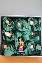 Kerstballen Krebs, Lauscha: Sneeuwwitje en de 7 dwergen (8), Diversen, Kerst, Nieuw