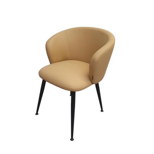 Benithem fauteuil - beige leder, Huis en Inrichting, Stoelen, Ophalen of Verzenden