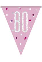 Slingers 80 Jaar Roze 2,74m, Verzenden, Nieuw