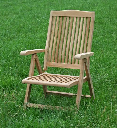 A-Kwaliteit AB Teak Teakhout Vouwstoel Standenstoel, Tuin en Terras, Tuinsets en Loungesets, Stoel, Nieuw, Hardhout, Tuinset, Ophalen
