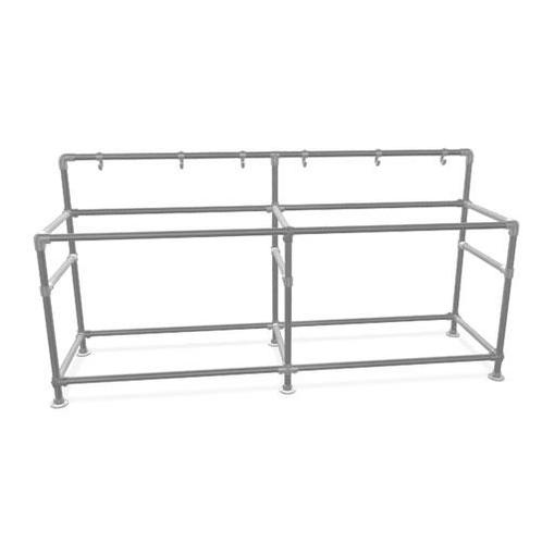 Haardhout opslag Karlstad Duo | Staal 33.7 mm | Vloer | DIY, Tuin en Terras, Haardhout, Ophalen of Verzenden