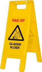 Waarschuwingsbord - Pas op gladde vloer - Baken - Stoepbord, Nieuw, Verzenden