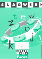 Slagwerk Spelling Antwoordenboek F.wws Groep 8, Verzenden, Nieuw