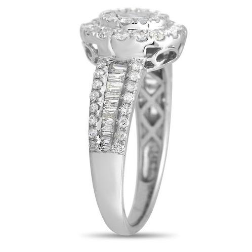 Ring - 14 karaat Witgoud, 14 karaats witgouden diamanten, Sieraden, Tassen en Uiterlijk, Ringen