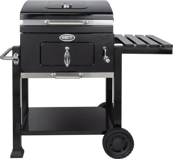 Boretti - Carbone 2.0 Houtskool barbecue - Grilloppervlak, Tuin en Terras, Houtskoolbarbecues, Verzenden
