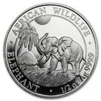 Somalische Olifant 1/2 oz 2017, Zilver, Losse munt, Overige landen, Verzenden