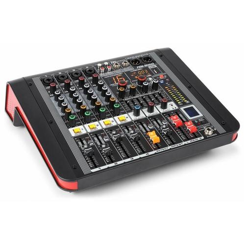 Power Dynamics PDM-M404A 4 kanaals muziek mixer / versterker, Muziek en Instrumenten, Dj-sets en Draaitafels, Nieuw, Verzenden