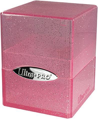 Deckbox Satin Cube Glitter Roze | Ultra Pro - Trading cards, Hobby en Vrije tijd, Verzamelkaartspellen | Overige, Nieuw, Verzenden