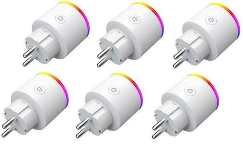 Smart plug - Set van 6 - Slimme stekker 16A - Google Home..., Audio, Tv en Foto, Afstandsbedieningen, Verzenden