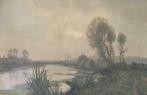 Cornelis Kuypers (1864-1932) - Landschap bij avondgloren