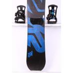 140 snowboard K2 EST. 87, black/dark blue, p-tex topsheet, F, Verzenden, Gebruikt, Board