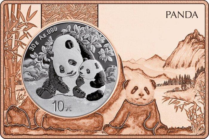Silver - Bar - Koper, Zilver - 2024 1 oz China Panda, Postzegels en Munten, Edelmetalen en Baren