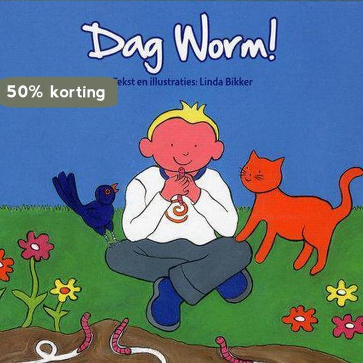 Dag Worm 9789033608681 Linda Bikker, Boeken, Kinderboeken | Kleuters, Gelezen, Verzenden
