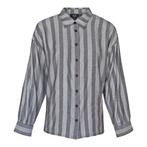 Alix the Label • gestreepte blouse in zilver • S, Kleding | Dames, Tops, Nieuw, Maat 36 (S), Alix the Label, Verzenden