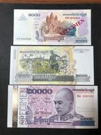 Cambodja. - 20 banconote Specimen 1995/2008 - Pick 41-60