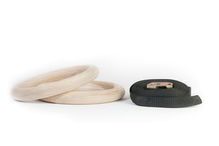 Houten Ring Set, Sport en Fitness, Fitnessmaterialen, Ophalen of Verzenden