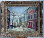 Suiveur de Maurice Utrillo - Montmartre sous la neige, Antiek en Kunst