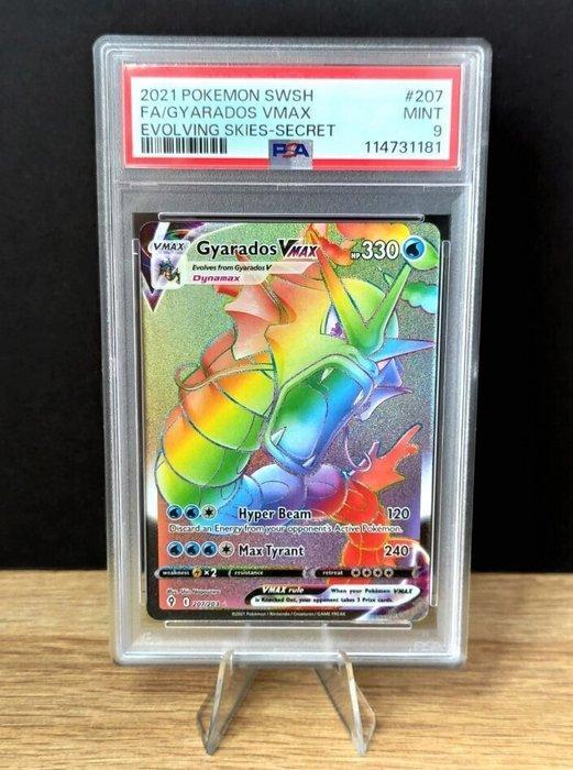Pokémon Graded card - Evolving Skies - Gyarados Vmax -, Hobby en Vrije tijd, Verzamelkaartspellen | Pokémon