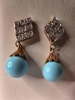 Zonder Minimumprijs - Oorbellen Zilver Turquoise, Nieuw