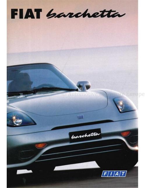 2000 FIAT BARCHETTA BROCHURE NEDERLANDS, Boeken, Auto's | Folders en Tijdschriften