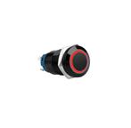 Push schakelaar rode verlichting - 19mm, Hobby en Vrije tijd, Elektronica-componenten, Ophalen of Verzenden, Nieuw