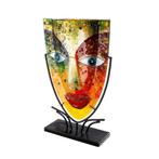 Glasart ovale design vaas Face Blue Eye, Verzenden, Nieuw