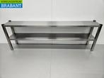 RVS HCB Dubbele Etagère Brug Premium-line 200 cm Horeca, Ophalen of Verzenden, Nieuw in verpakking
