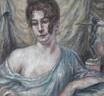 Richard Ranft (1862-1931) - Dama, Antiek en Kunst, Kunst | Schilderijen | Klassiek