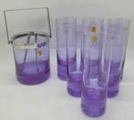 Drinkservies voor 6 - Kristal, Staal - Set van zes glazen en