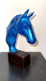 Abdoulaye Derme - sculptuur, Buste de Cheval - 24.5 cm -, Antiek en Kunst