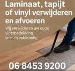 Laminaat verwijderen-Laminaat afvoeren- Laminaat grofvuil!, Garantie, Vloerbewerking of Renovatie