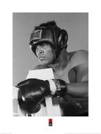 Kunstdruk Muhammad Ali Training 60x80cm, Huis en Inrichting, Woonaccessoires | Schilderijen, Tekeningen en Foto's, Nieuw, Verzenden