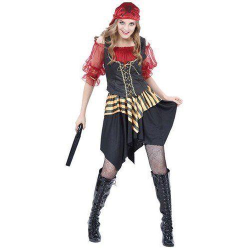 Piraten jurkje - rood, Hobby en Vrije tijd, Feestartikelen, Feestartikel, Nieuw, Verzenden