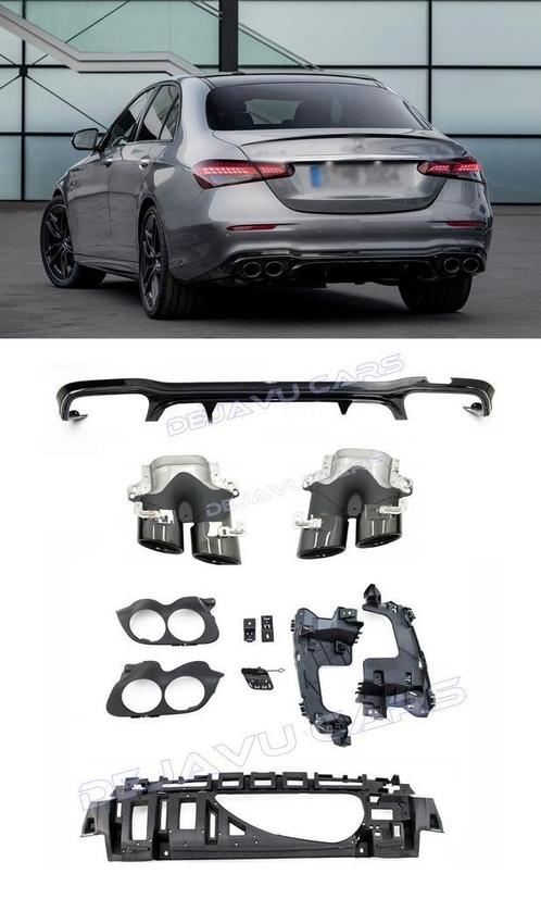 Facelift E53 AMG Look Diffuser voor Mercedes E Klasse W213, Auto-onderdelen, Carrosserie en Plaatwerk, Nieuw, Mercedes-Benz, Achter