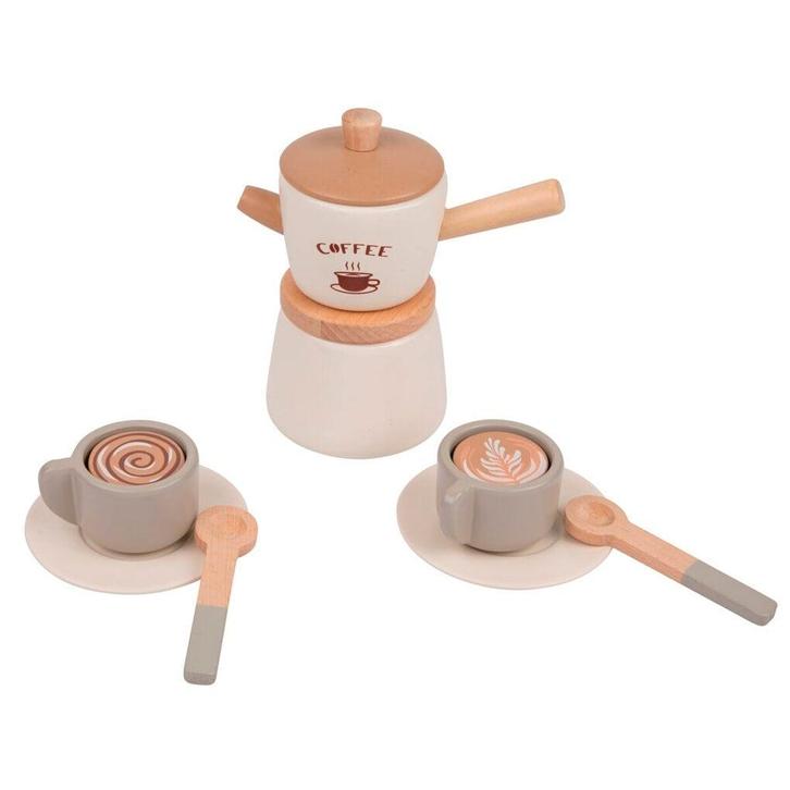 Playing Kids Houten Koffieset, Kinderen en Baby's, Speelgoed | Houten speelgoed, Nieuw, Verzenden