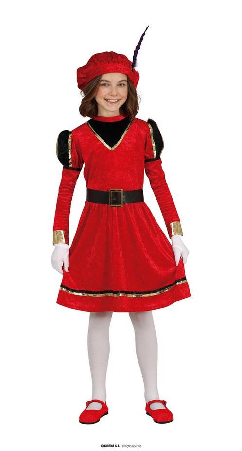 Pietenjurkje Evita Meisje Rood, Kleding | Dames, Carnavalskleding en Feestkleding, Nieuw, Ophalen of Verzenden