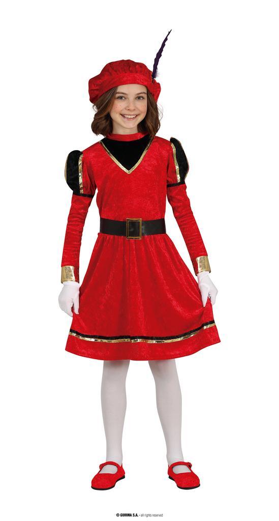 Pietenjurkje Evita Meisje Rood, Kleding | Dames, Carnavalskleding en Feestkleding, Nieuw, Ophalen of Verzenden