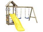 Houten Speeltoestel Maria met gele glijbaan, Ophalen of Verzenden, Nieuw