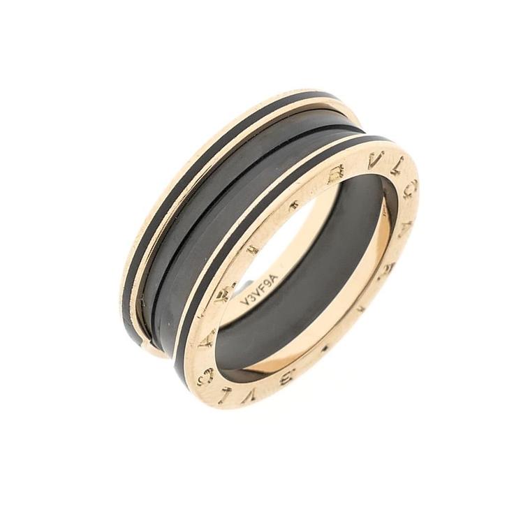 Rosé gouden ring;  BVLGARI, Sieraden, Tassen en Uiterlijk, Ringen, Dame of Heer, Overige kleuren, 19 tot 20, Gebruikt, Goud, Ophalen of Verzenden