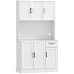 TRUUSK Keukenkast 180,5 cm - Voorraadkast met Werkblad - Ver, Verzenden, Nieuw